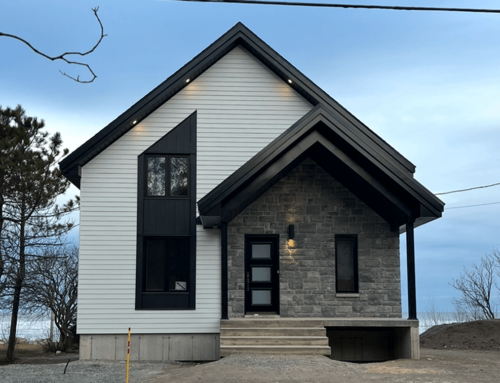 Construction en bord de mer